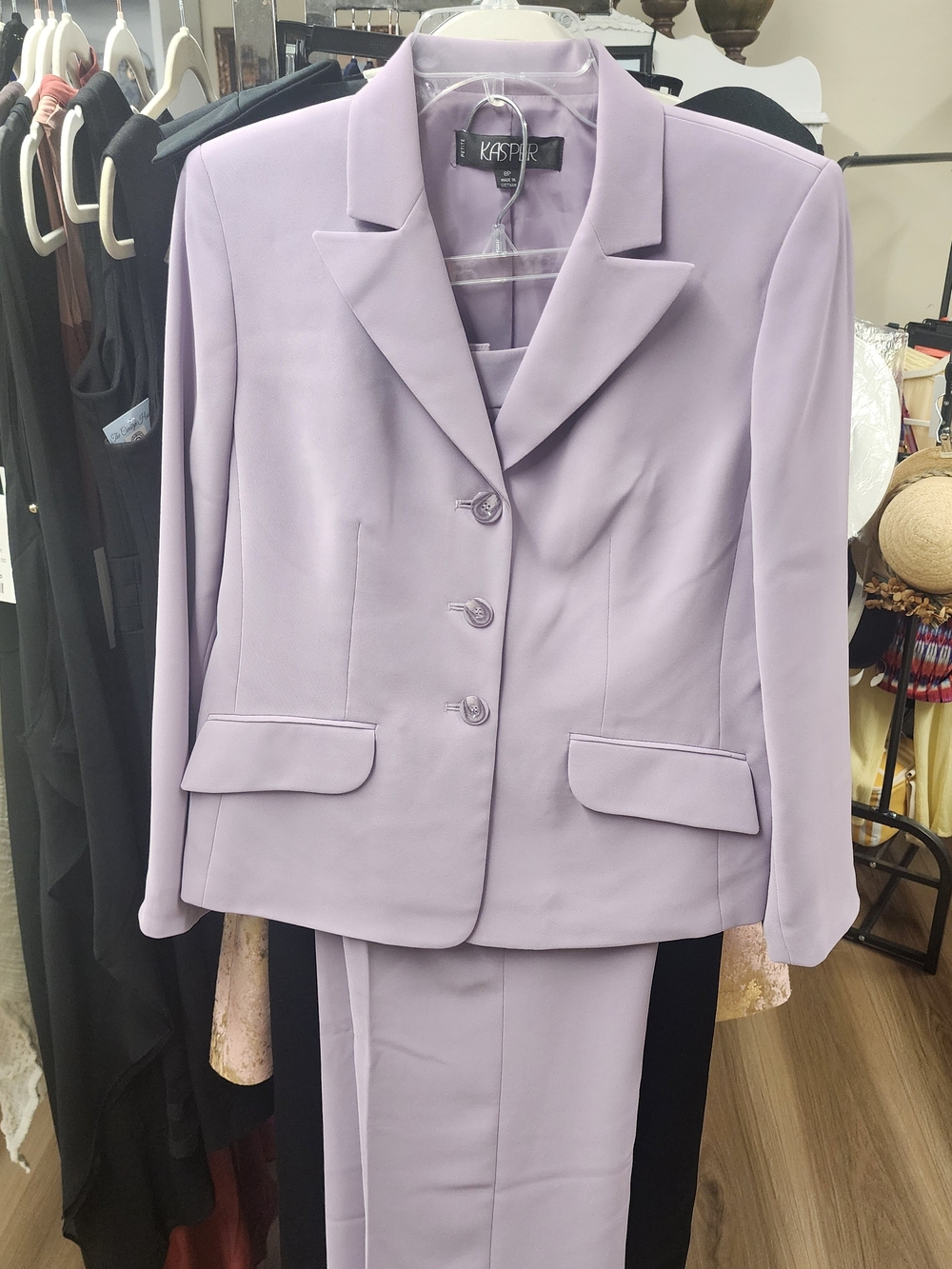 Kasper Lavender Women's Blazer and Pants Suit